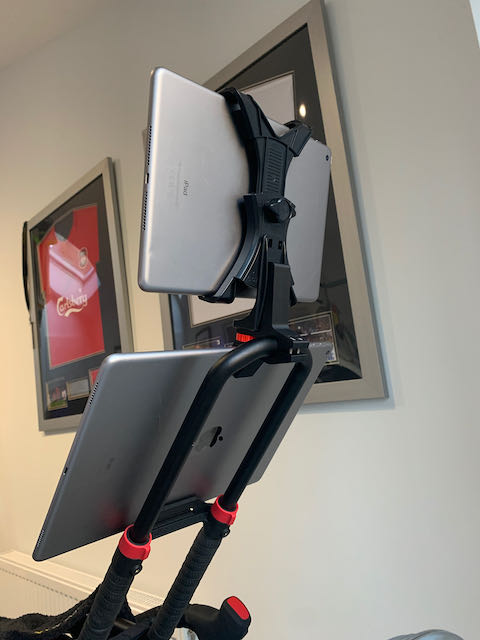 Wattbike COmpatible Dual Screen Mount Extension