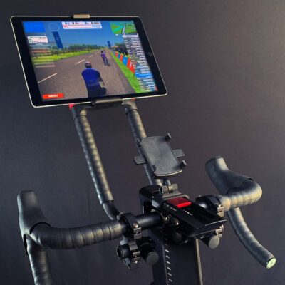 Wattbike Phone Bracket on Stem - without phone in place